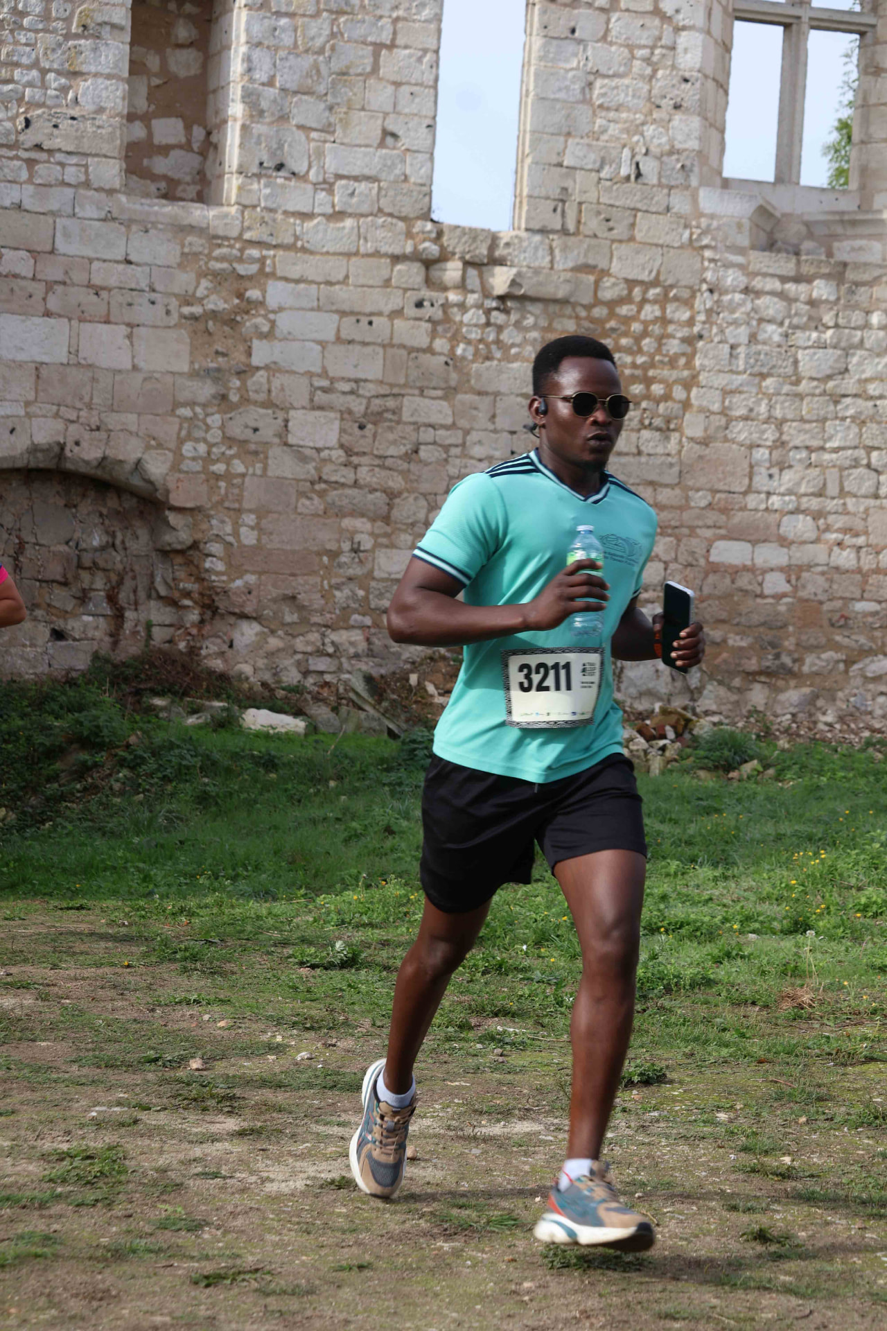 Le parcours près de l'abbaye et l'arrivée, photo 1