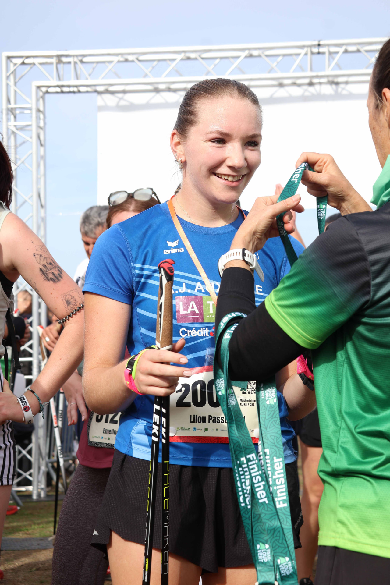 Sourires et médailles à l'arrivée, photo 1