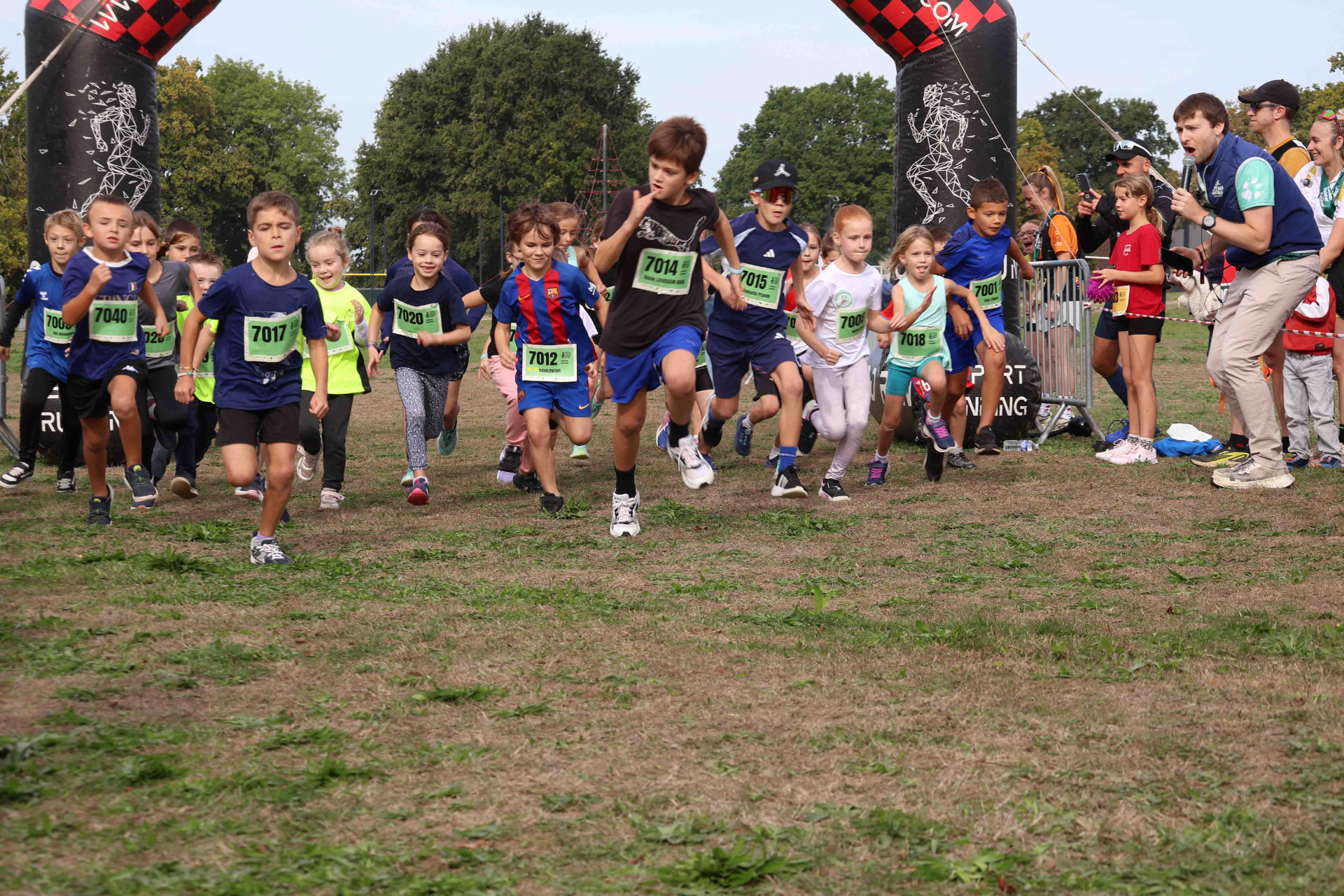 Départ d'une course enfants